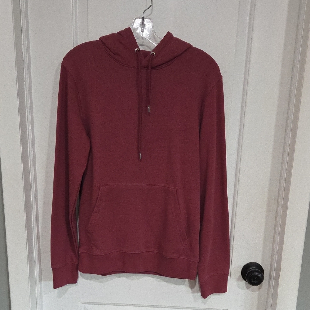 Essentials Maroon Pullover Hoodie